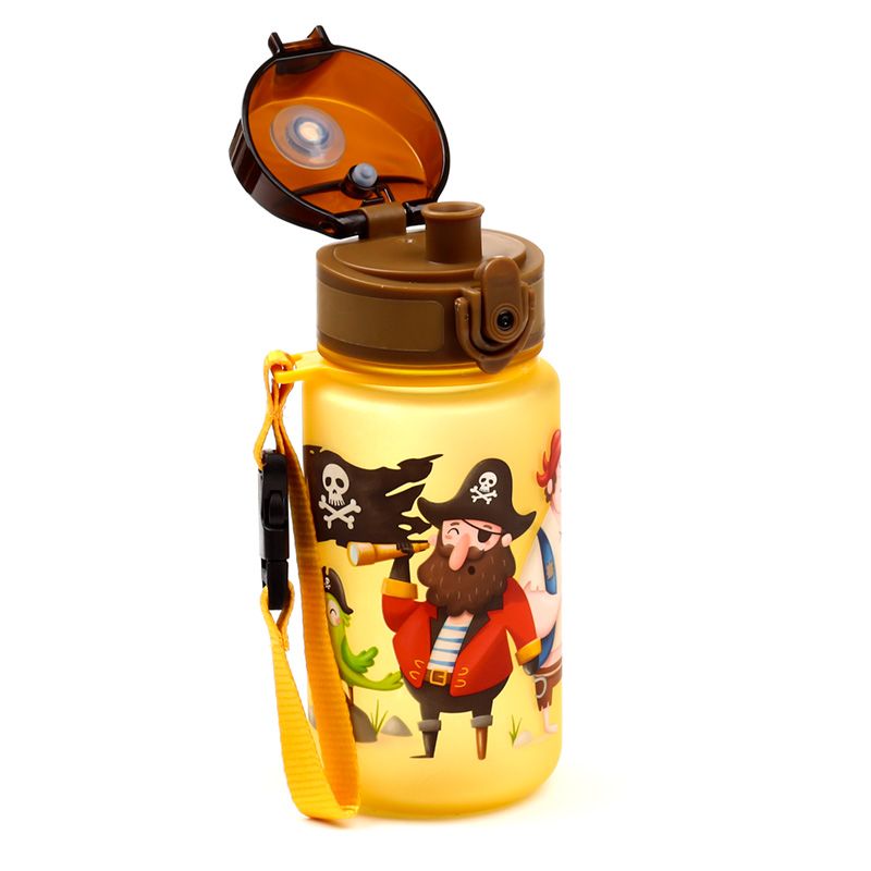 Jolly Rogers Pirates Pop Top 350ml Shatterproof Children's Bottle - Anilas UK