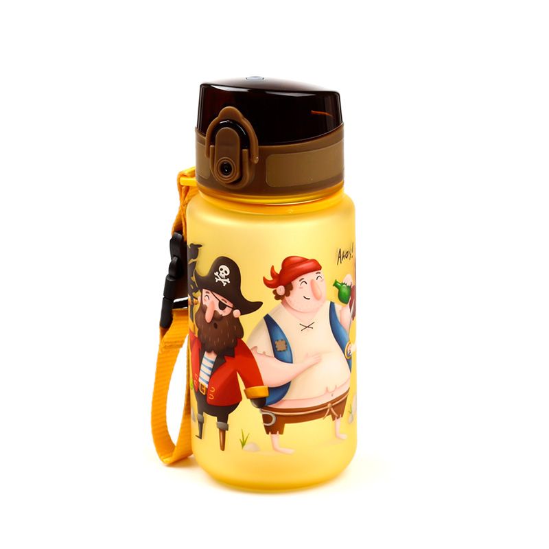 Jolly Rogers Pirates Pop Top 350ml Shatterproof Children's Bottle - Anilas UK