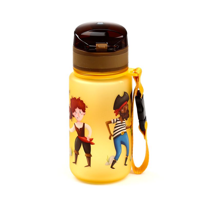 Jolly Rogers Pirates Pop Top 350ml Shatterproof Children's Bottle - Anilas UK