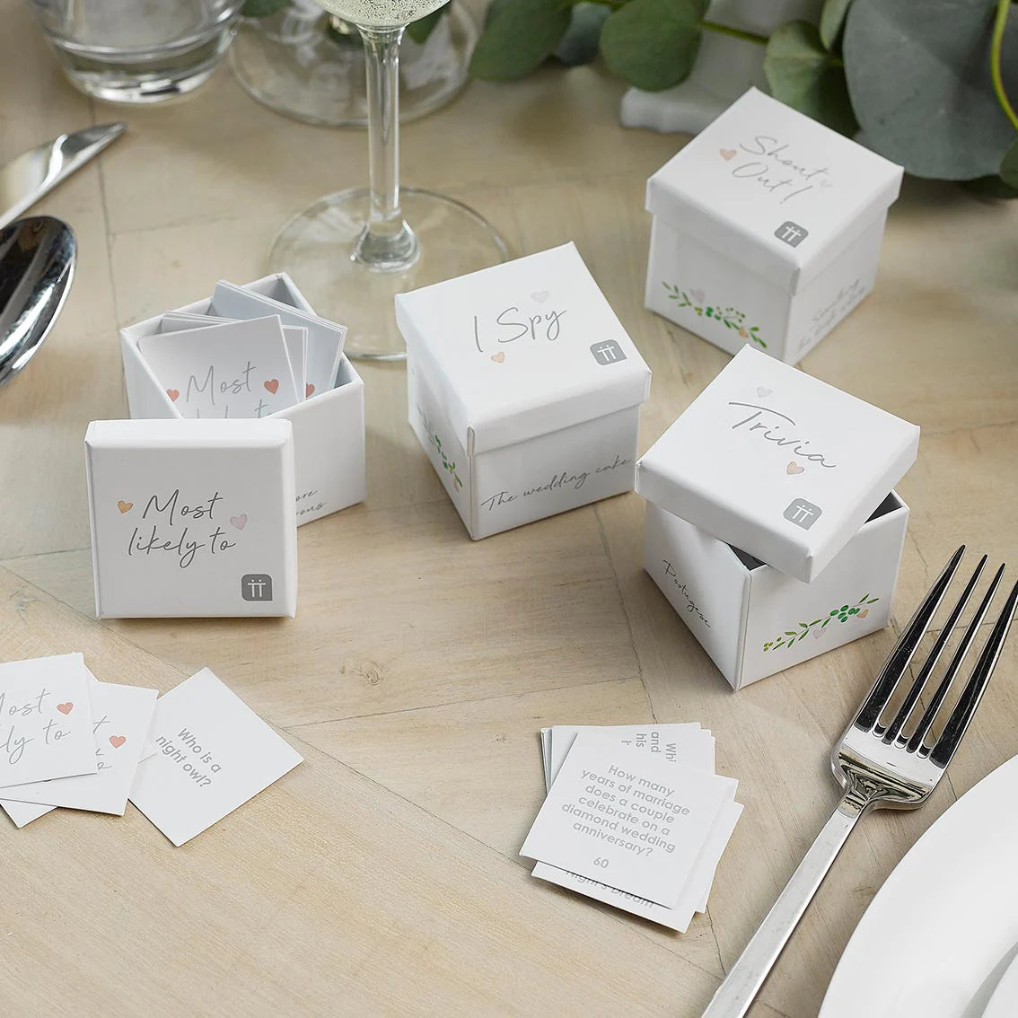 Wedding Table Games Set - Anilas UK