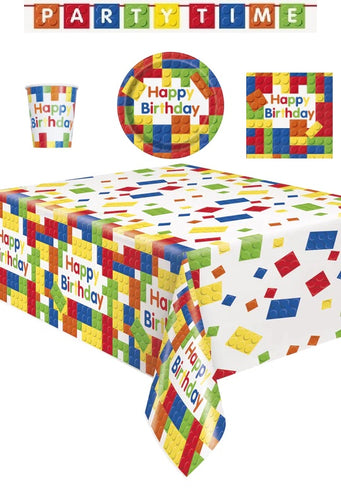 Bricks Party Pack for 8 people - Anilas UK