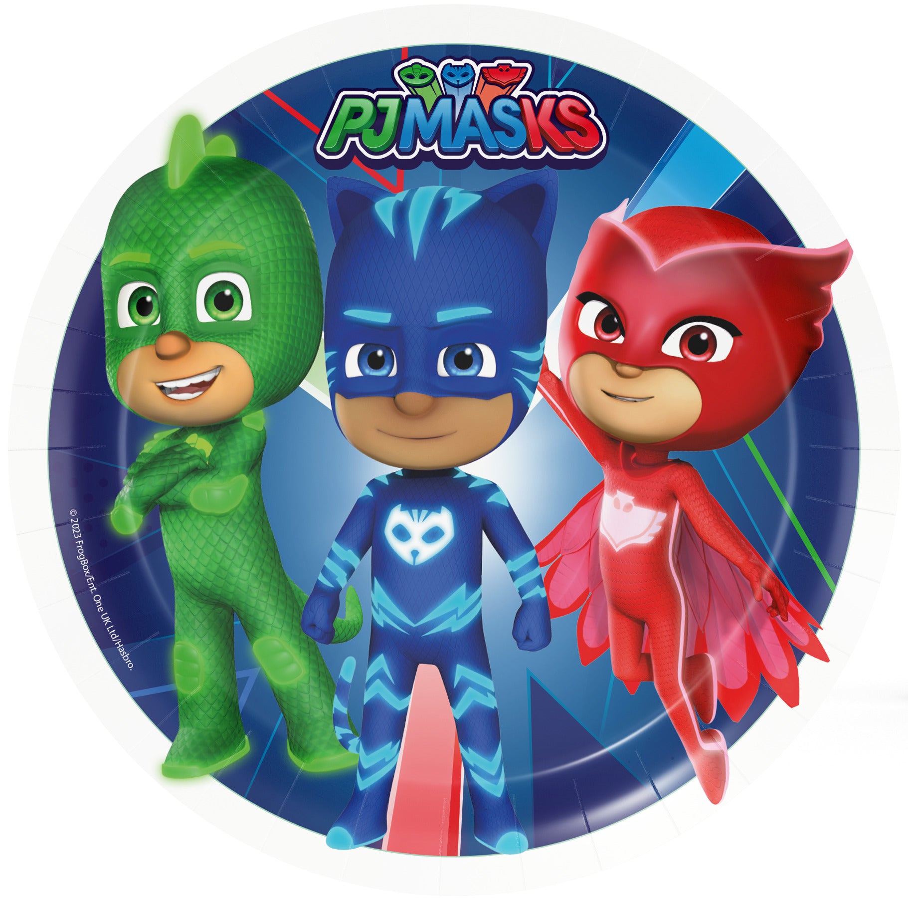 PJ Masks Paper Plates - 23cm (Pack of 8) - Anilas UK