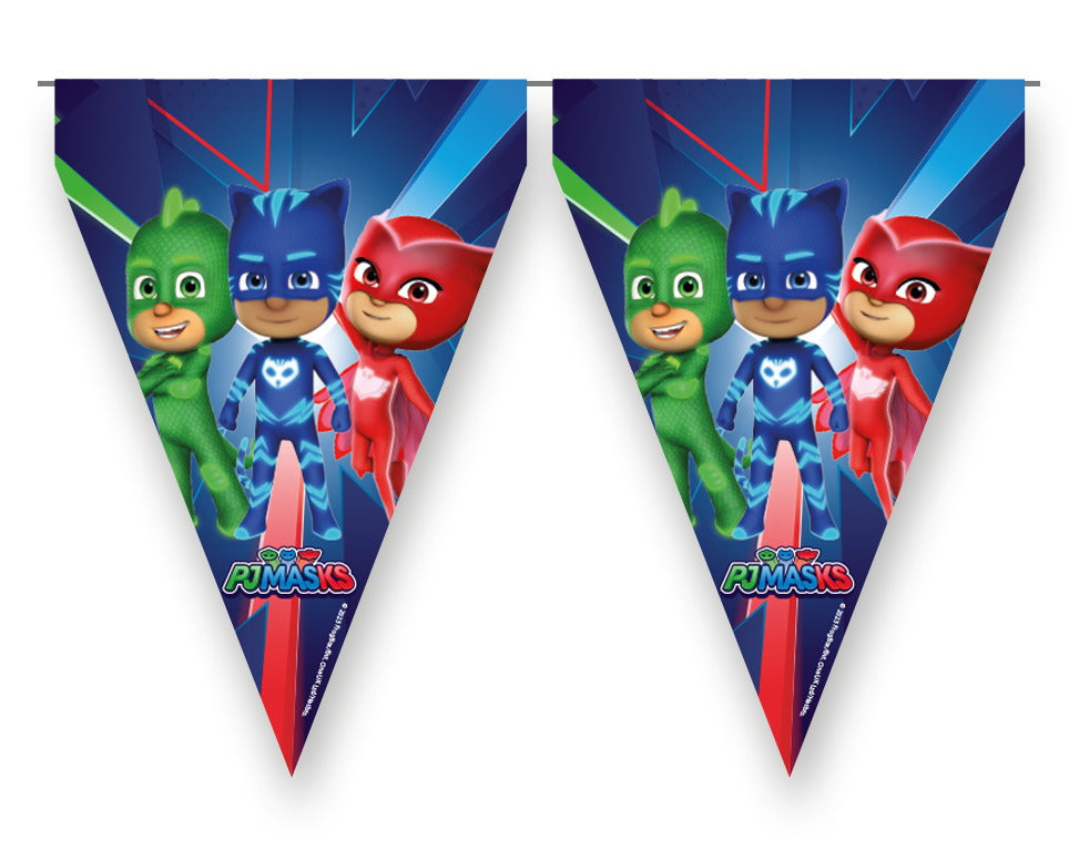 PJ Masks Party Flag Bunting - Anilas UK