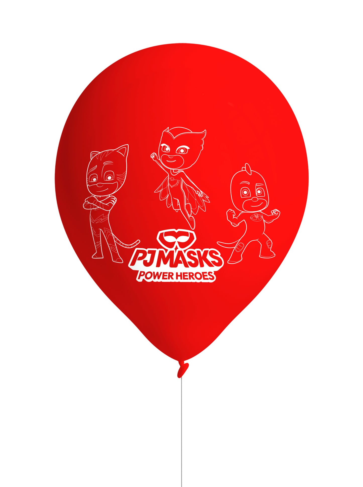 PJ Masks Latex Birthday Balloons (Pack of 8) - Anilas UK