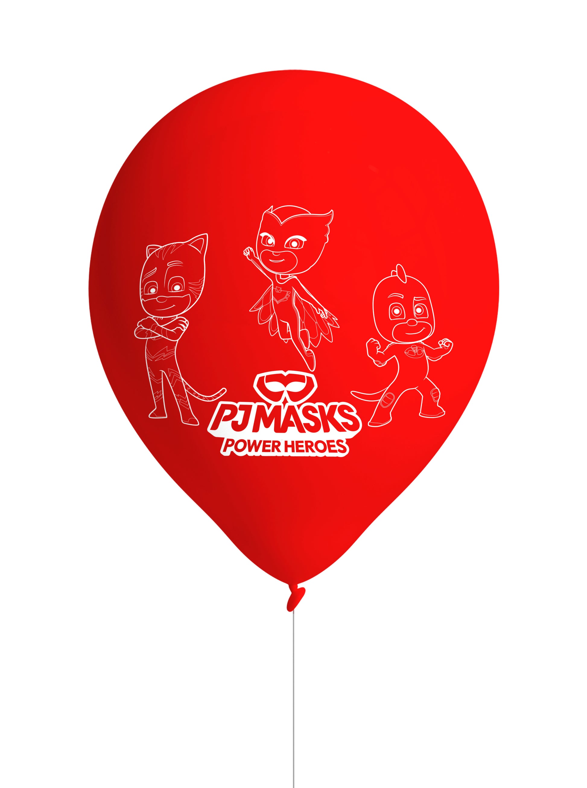 PJ Masks Latex Birthday Balloons (Pack of 8) - Anilas UK