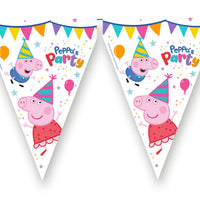 Peppa Pig Party Flag Bunting