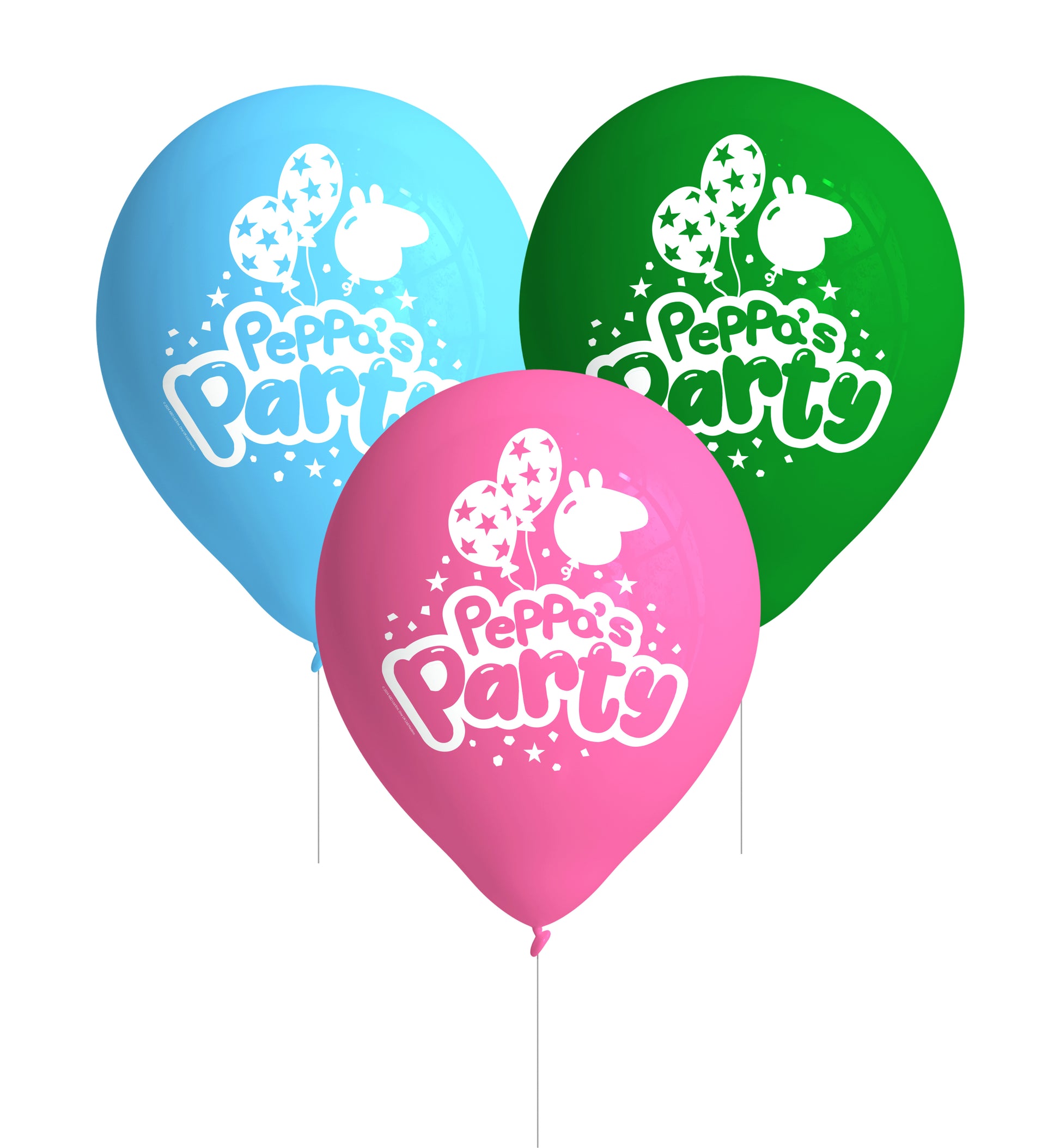 Peppa Pig Latex Balloons (Pack of 8) - Anilas UK