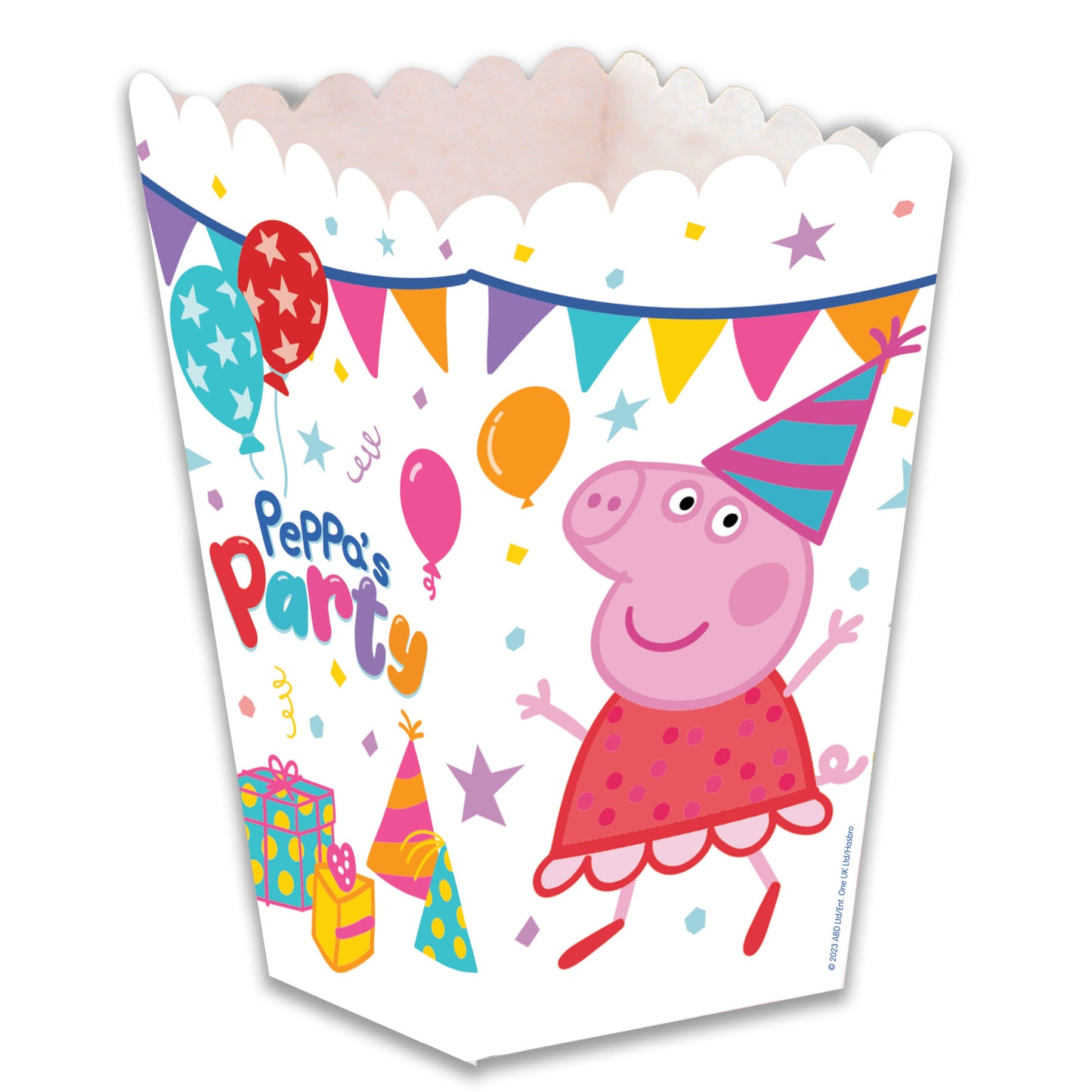 Peppa Pig Popcorn Boxes (Pack of 12) - Anilas UK