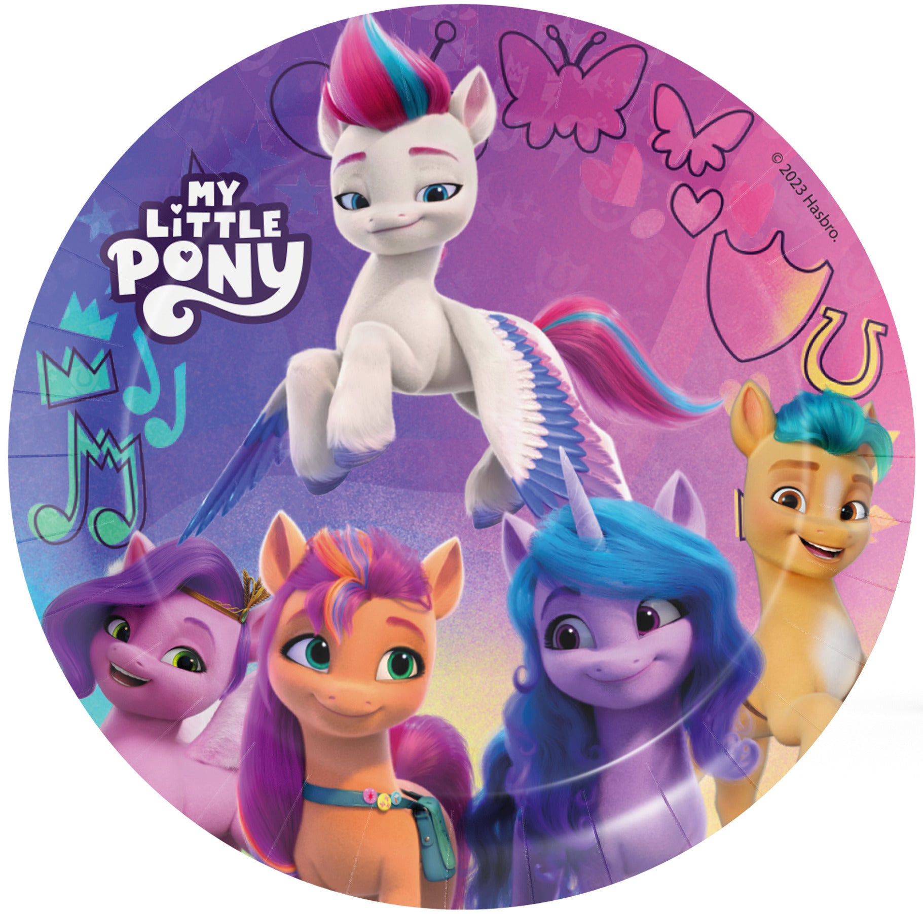 My Little Pony Party Paper Plates - 23cm (Pack of 8) - Anilas UK