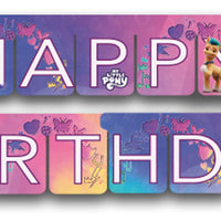 My Little Pony Party "Happy Birthday" Banner