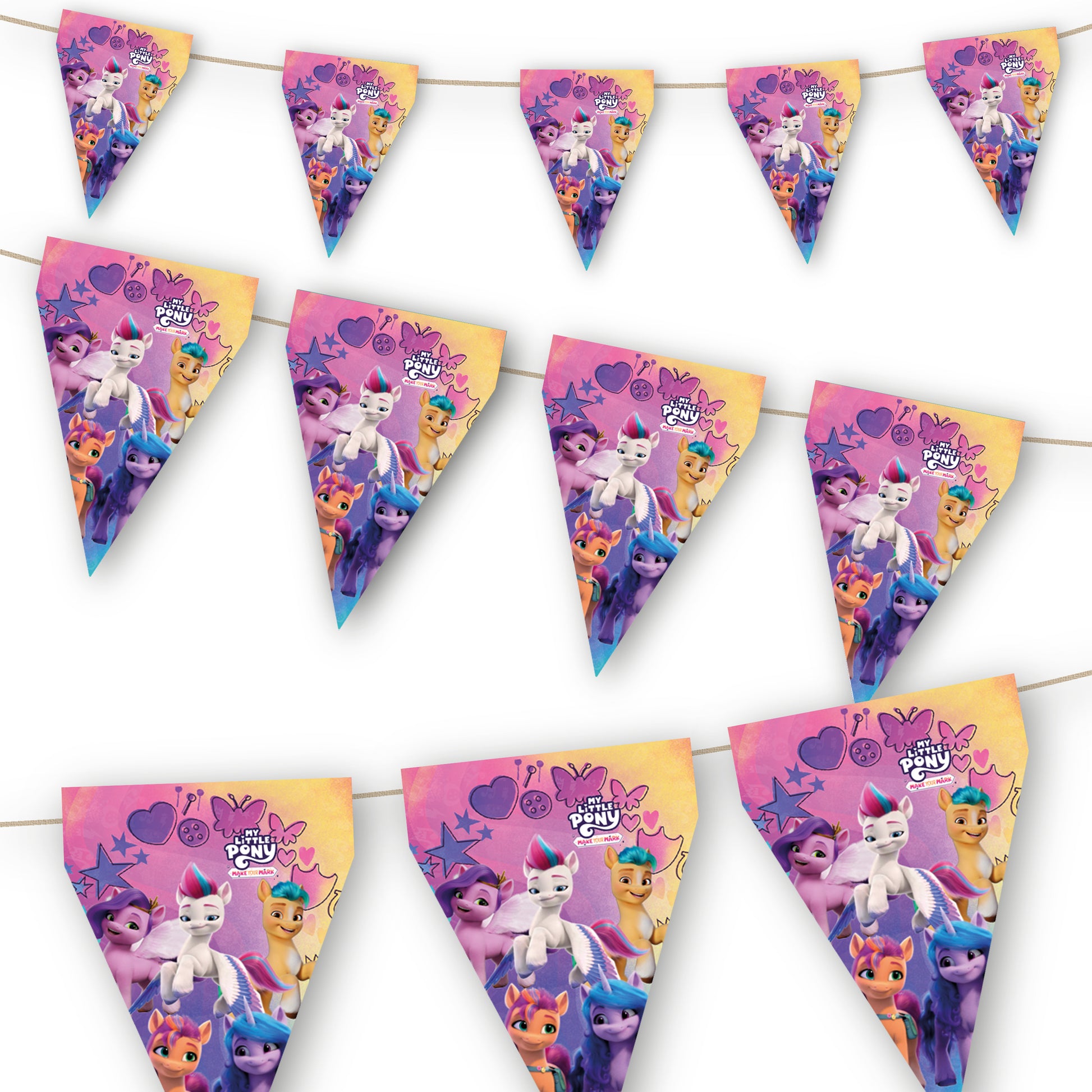My Little Pony Party Flag Bunting - Anilas UK
