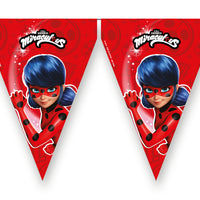 Lady Bug Party Flag Bunting