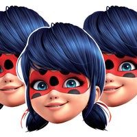 Miraculous Ladybug Party Masks (Pack of 6)