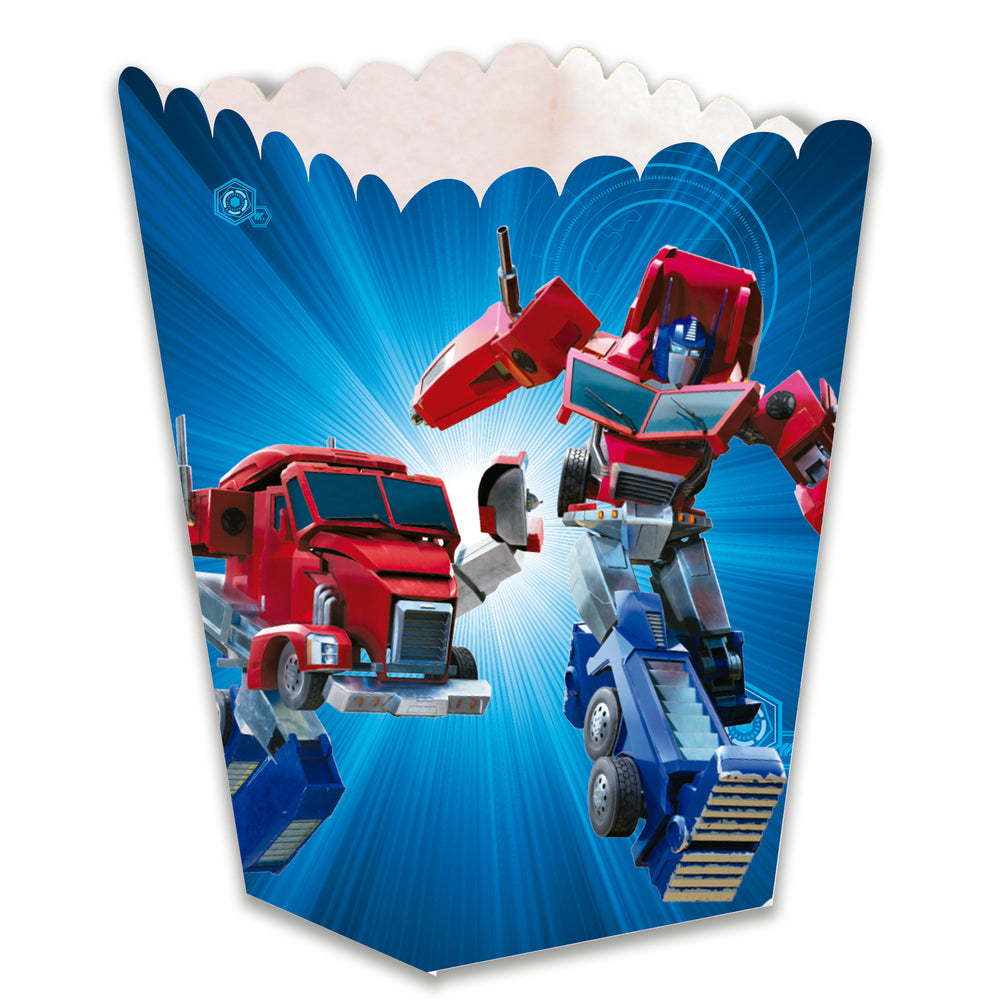 Transformers Party Cardboard Popcorn Boxes (Pack of 12)