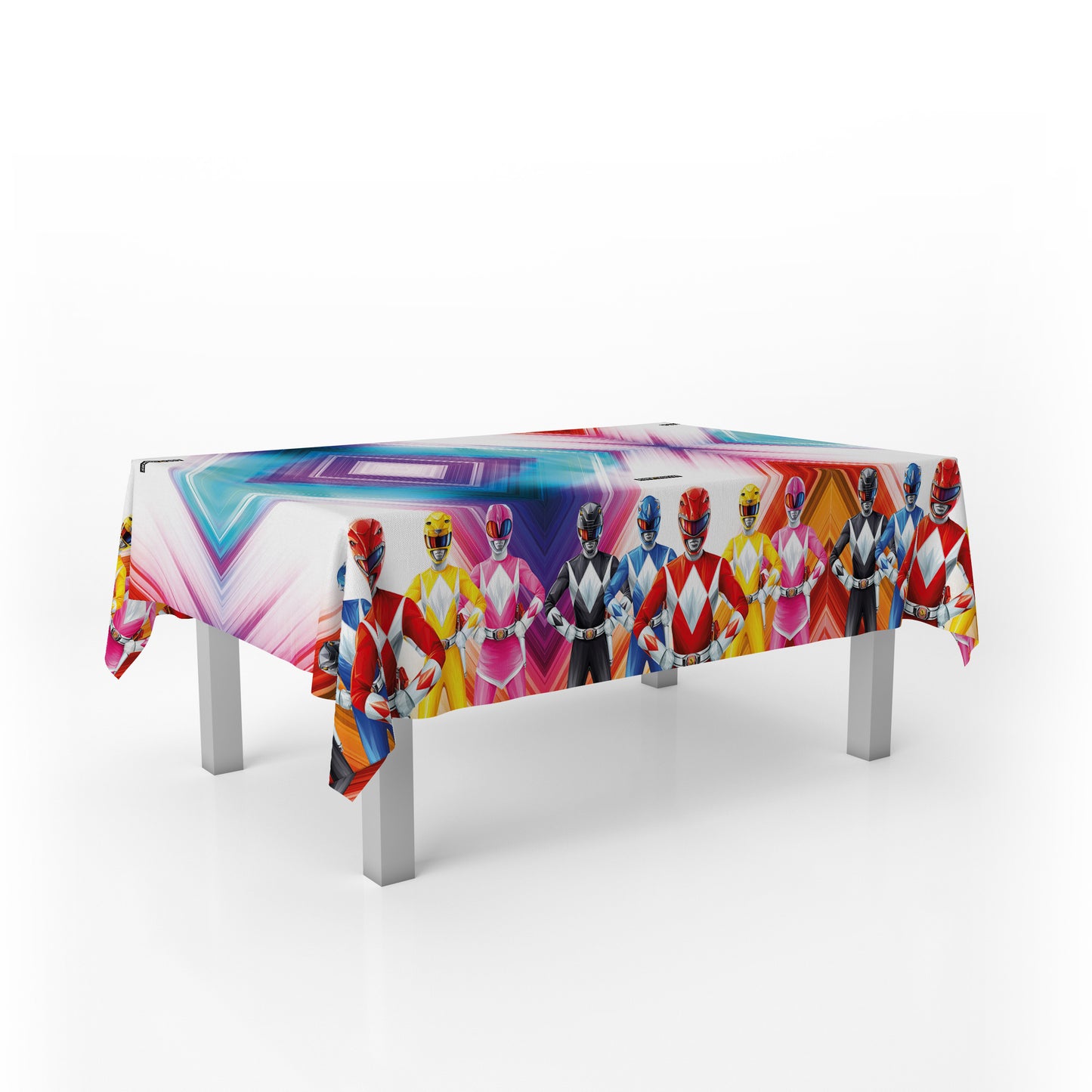 Power Rangers Plastic Party Table Cover - Anilas UK