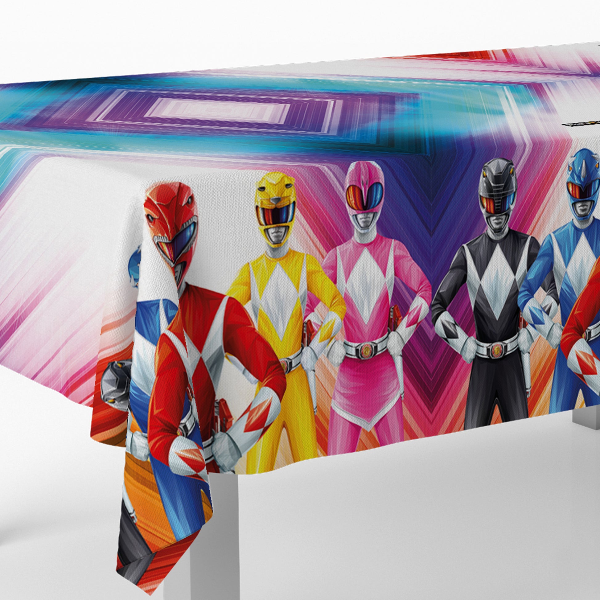 Power Rangers Plastic Party Table Cover - Anilas UK