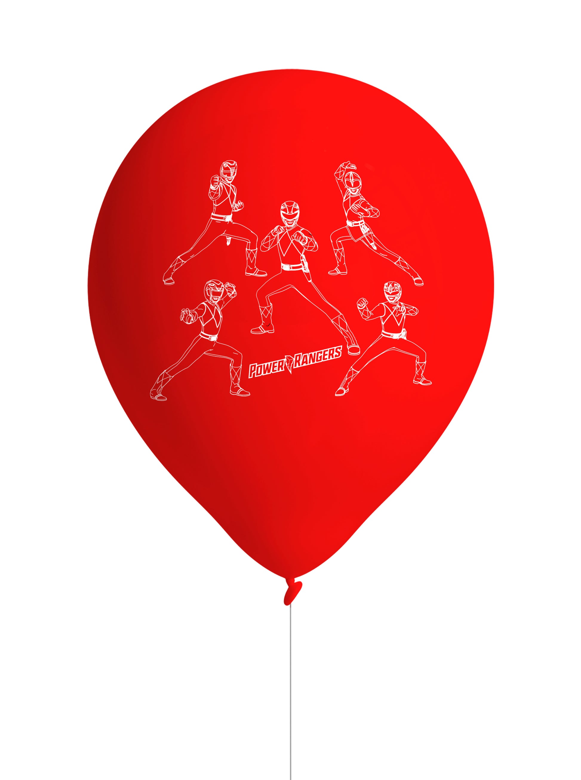 Power Rangers Latex Balloons (Pack of 8) - Anilas UK
