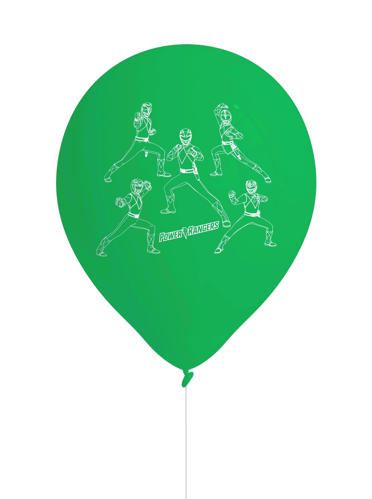 Power Rangers Latex Balloons (Pack of 8) - Anilas UK