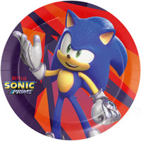 Sonic Party Paper Plates - 23cm (Pack of 8)