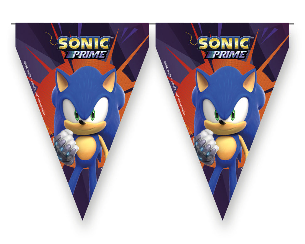 Sonic Party Flag Bunting