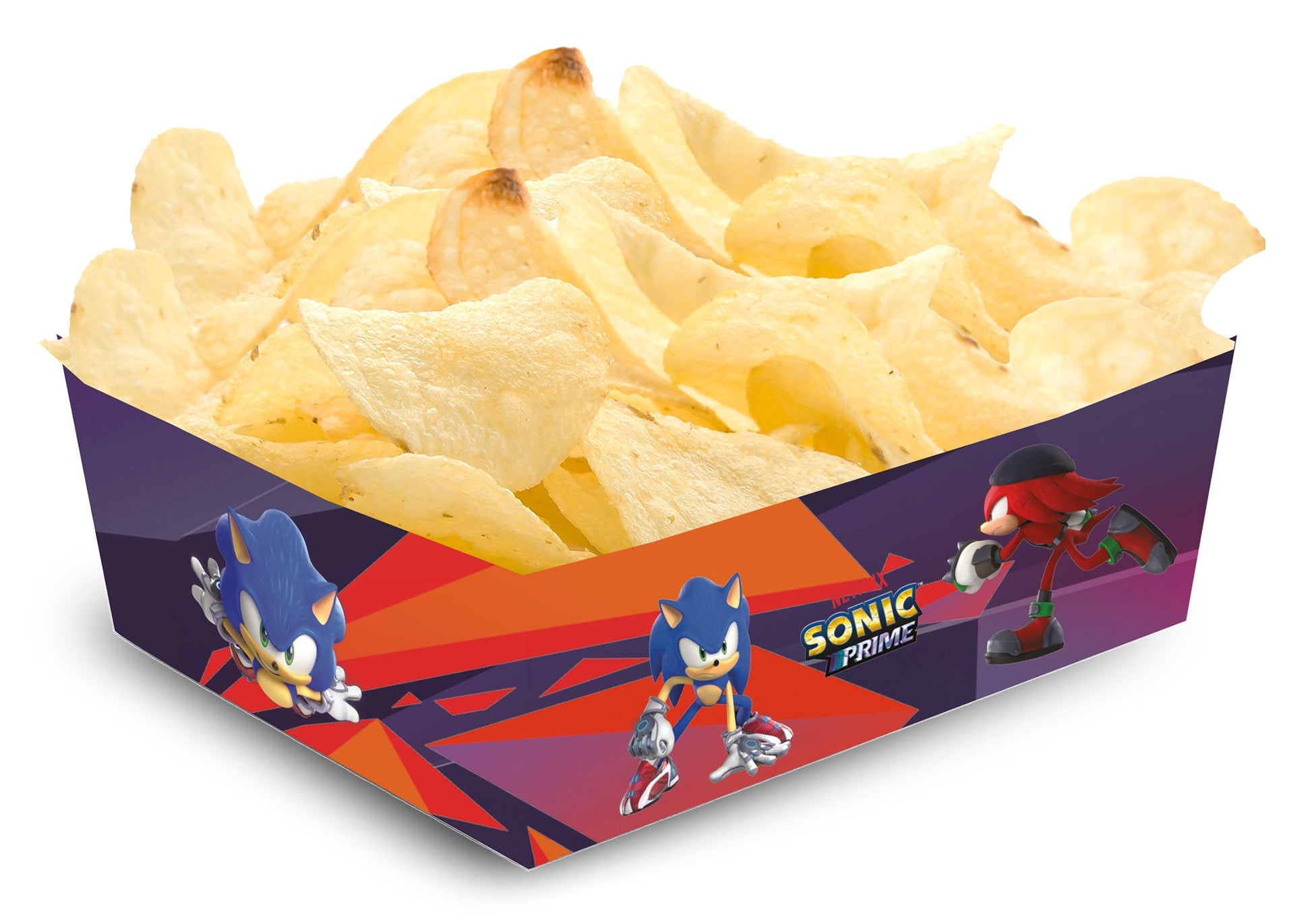 Sonic Prime Party Snack Trays (Pack of 12) - Anilas UK