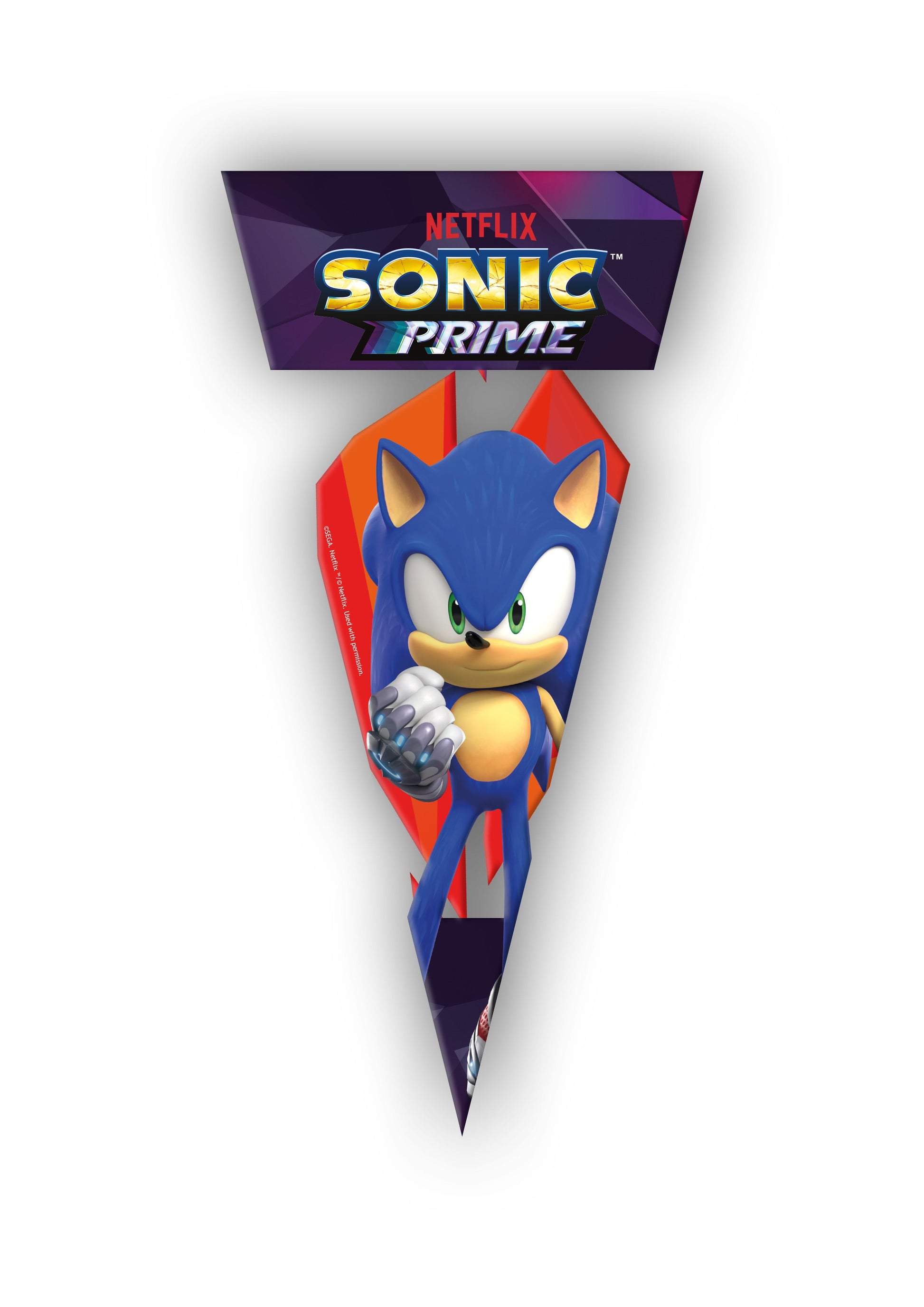 Sonic Cone Sweet Bags (pack of 10) - Anilas UK