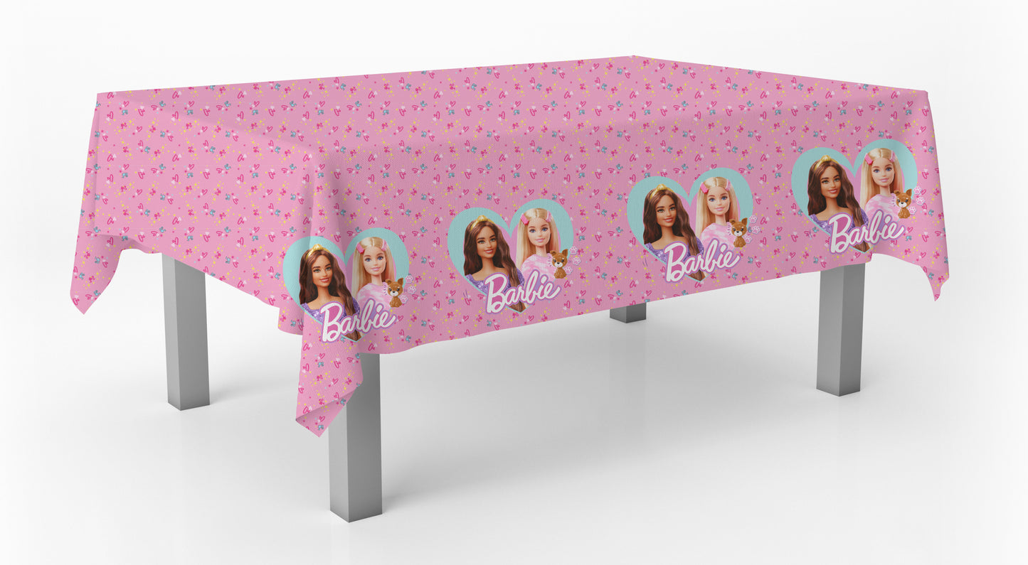 Barbie Plastic Party Table Cover - Anilas UK