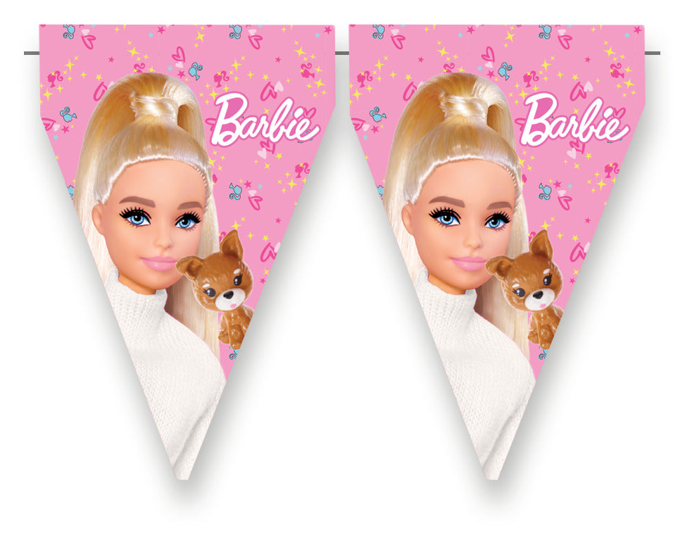 Barbie Party Flag Bunting - Anilas UK