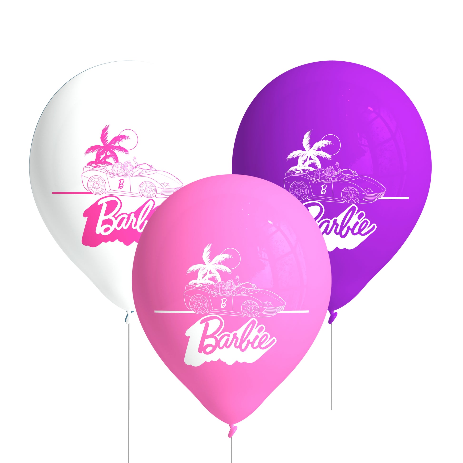 Barbie Latex Balloons (Pack of 8) - Anilas UK