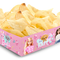 Barbie Party Cardboard Snack Trays (Pack of 12)