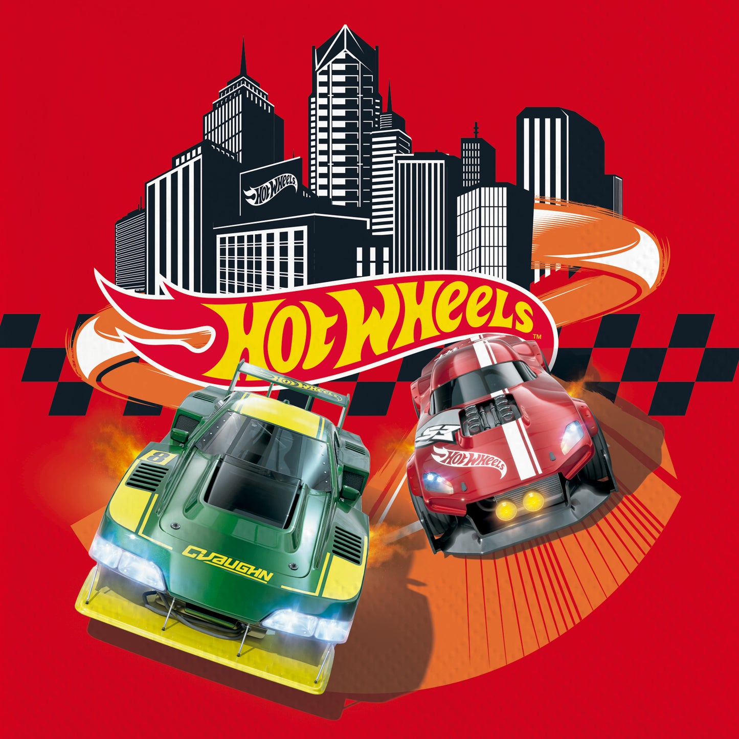 Hot Wheels Party Napkins (Pack of 20) - Anilas UK