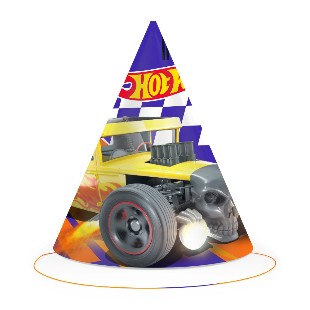 Hot Wheels Party Hats (pack of 6) - Anilas UK