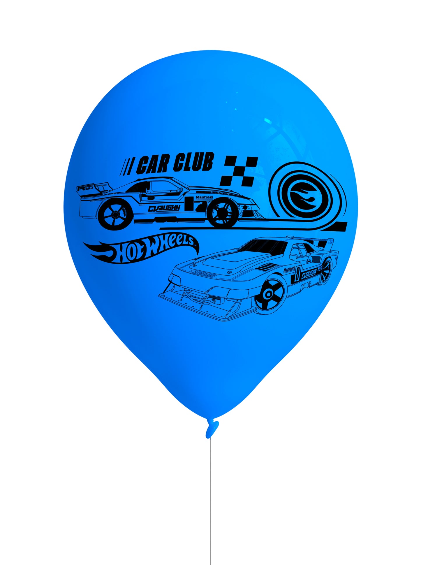 Hot Wheels Latex Balloons (Pack of 8) - Anilas UK