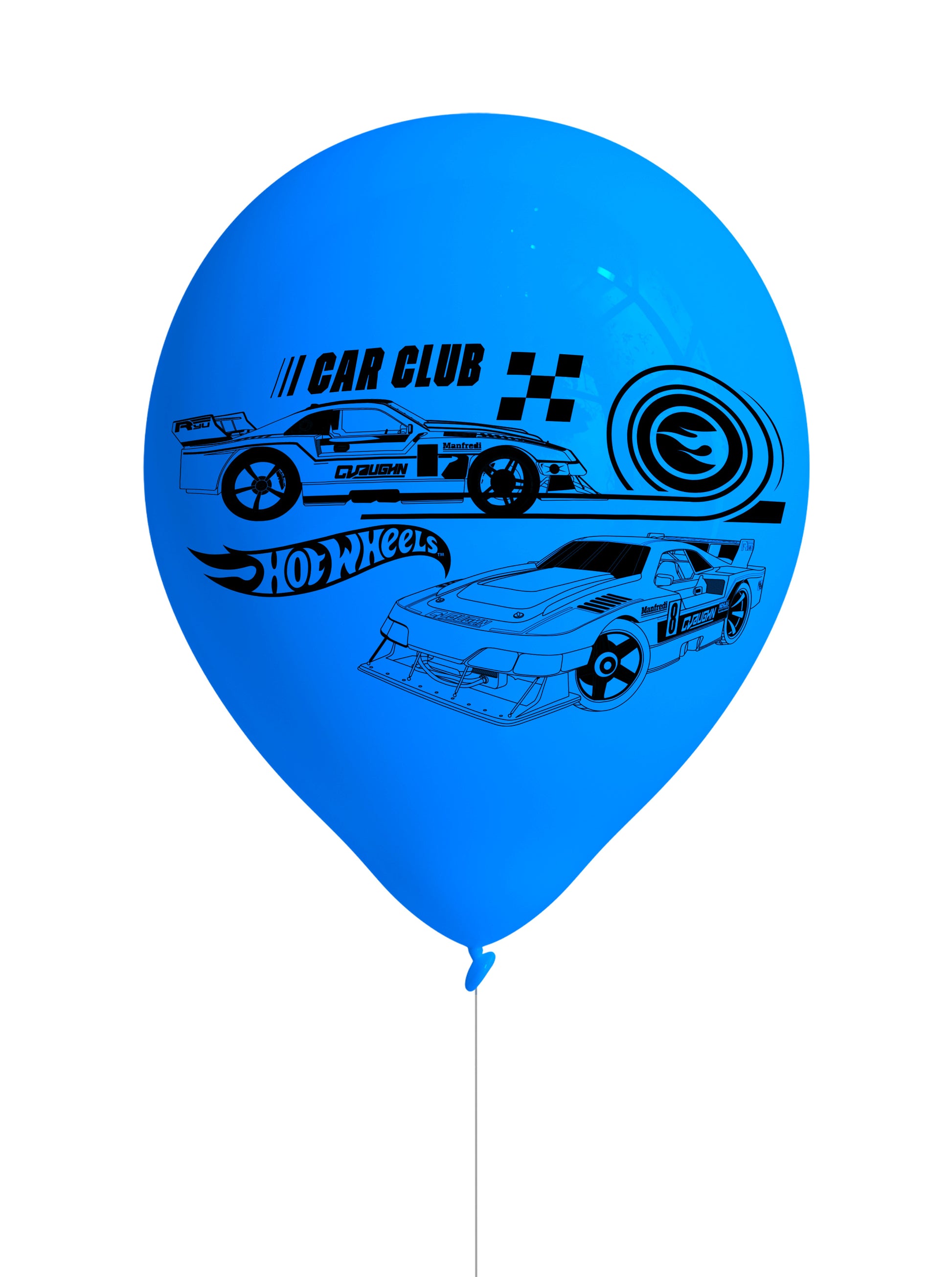 Hot Wheels Latex Balloons (Pack of 8) - Anilas UK
