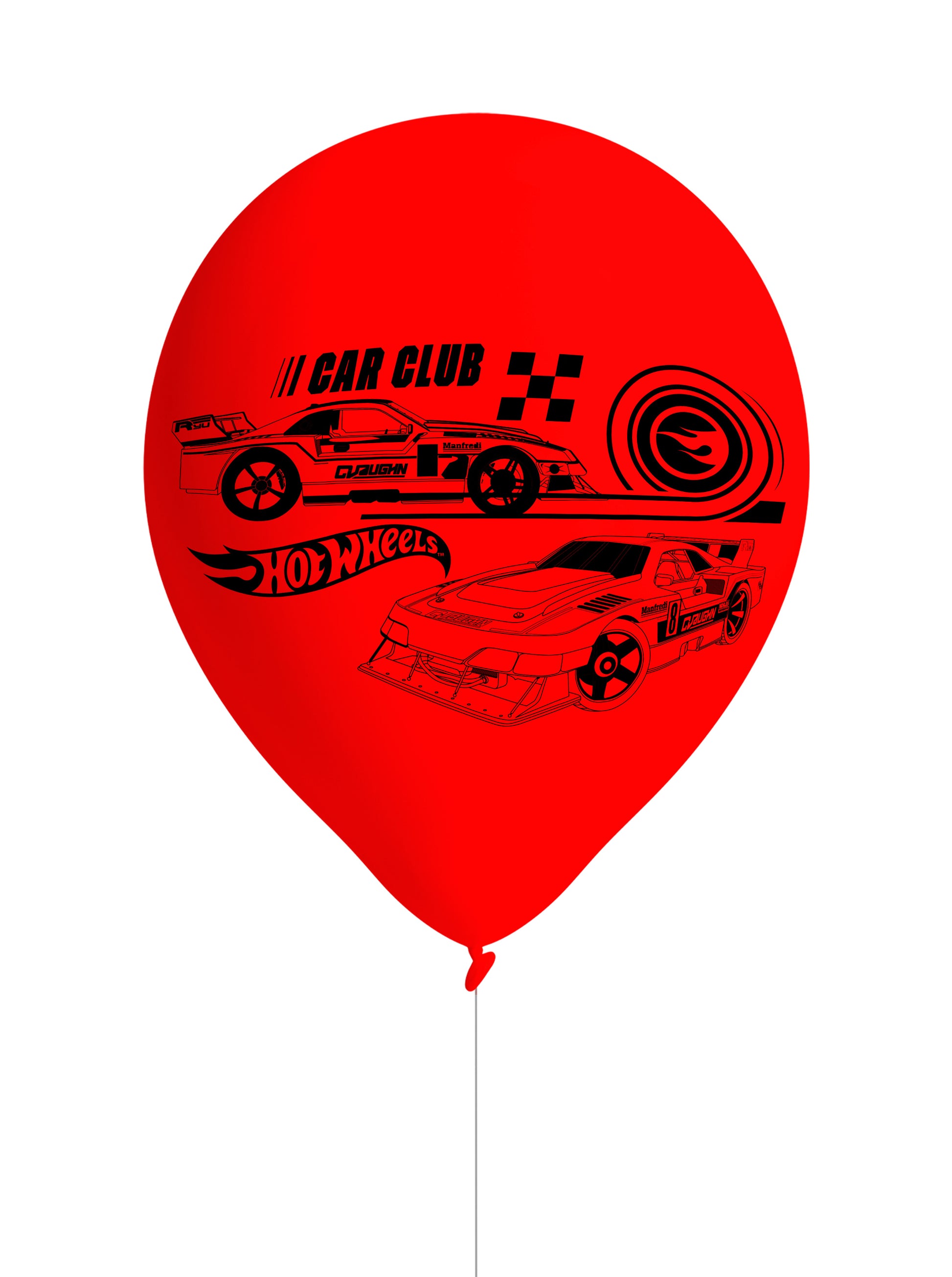 Hot Wheels Latex Balloons (Pack of 8) - Anilas UK