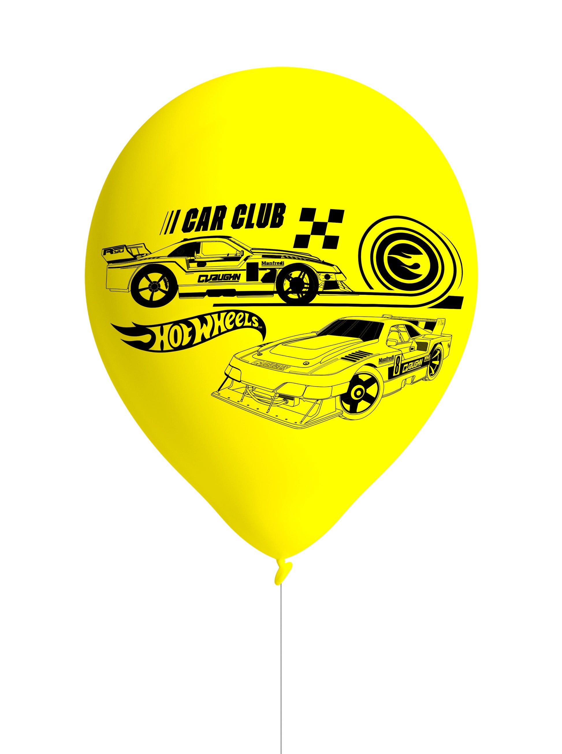 Hot Wheels Latex Balloons (Pack of 8) - Anilas UK