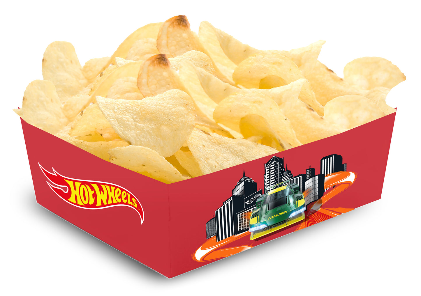 Hot Wheels Paper Party Snack Trays (Pack of 12) - Anilas UK