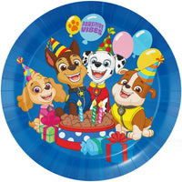 Paw Patrol Party Paper Plates - 23cm (Pack of 8)