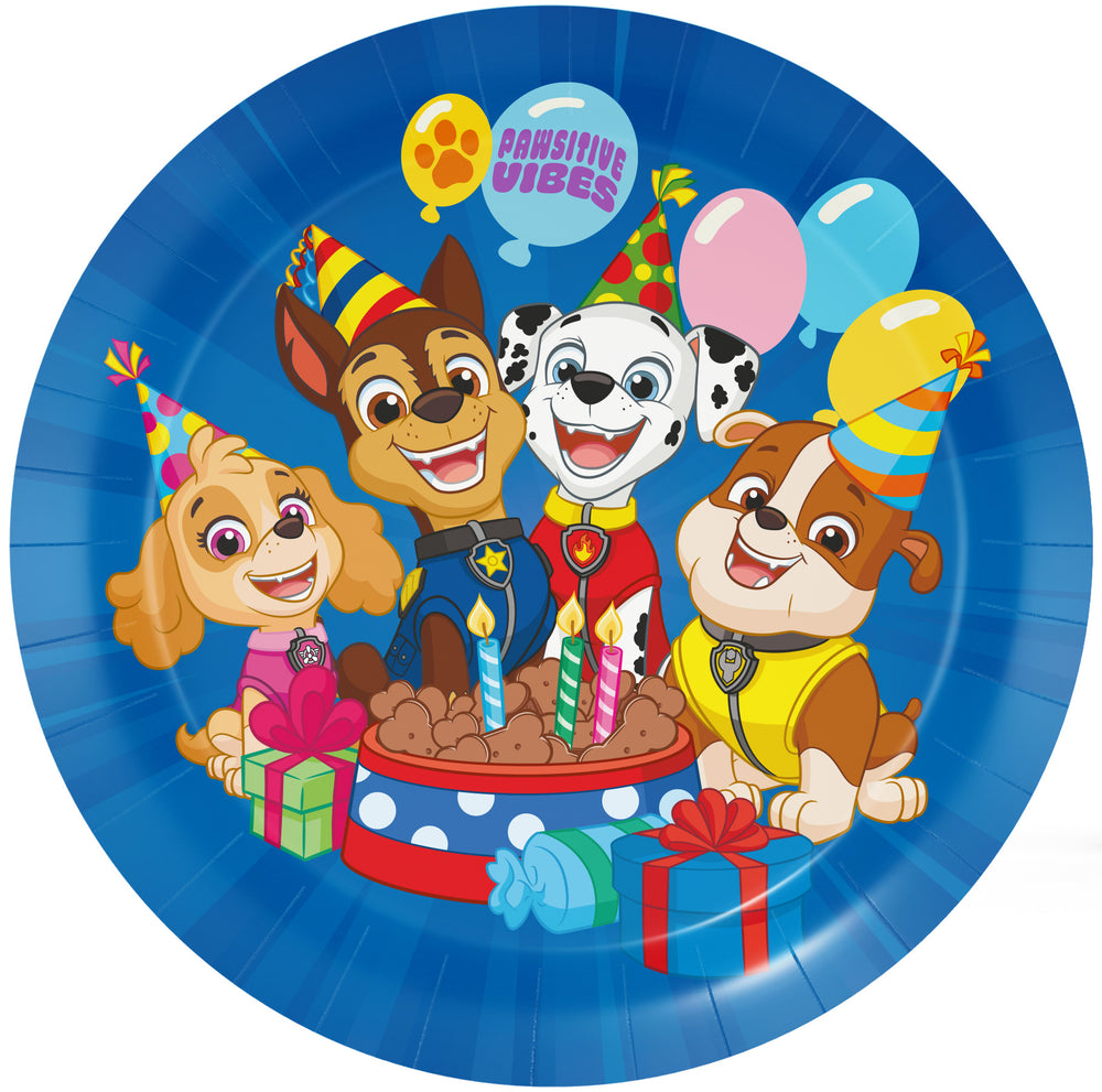 Paw Patrol Party Paper Plates - 23cm (Pack of 8)