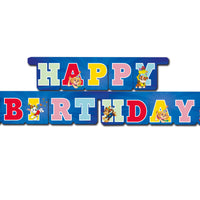 Paw Patrol Party "Happy Birthday" Banner