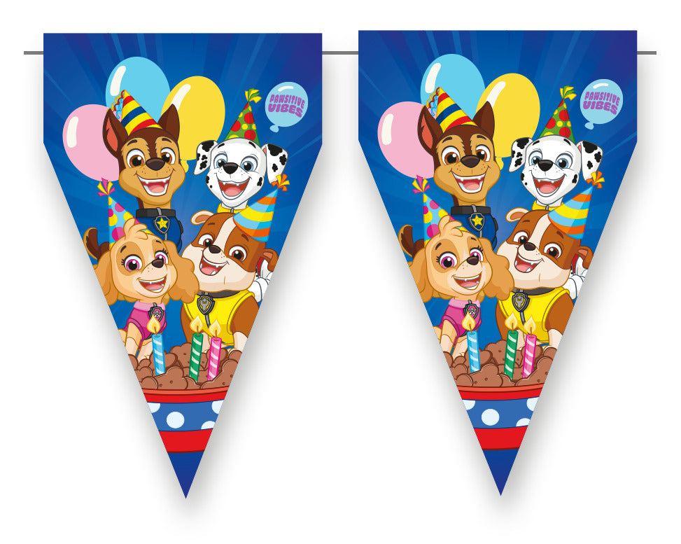 Paw Patrol Party Flag Bunting - Anilas UK