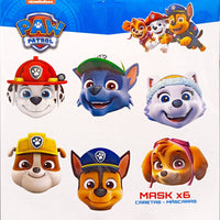 Paw Patrol Kids Party Masks (Pack of 6) - Anilas UK