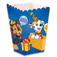 Paw Patrol Party Cardboard Popcorn Boxes (Pack of 12)