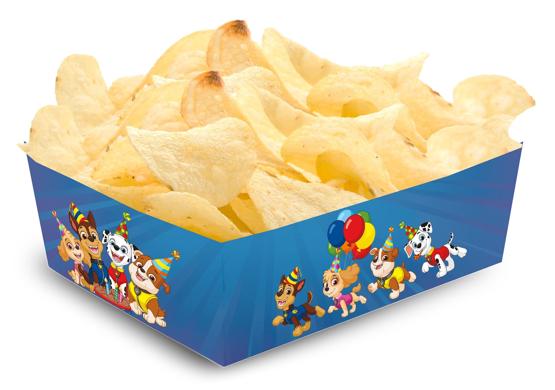 Paw Patrol Paper Party Snack Trays (Pack of 12) - Anilas UK