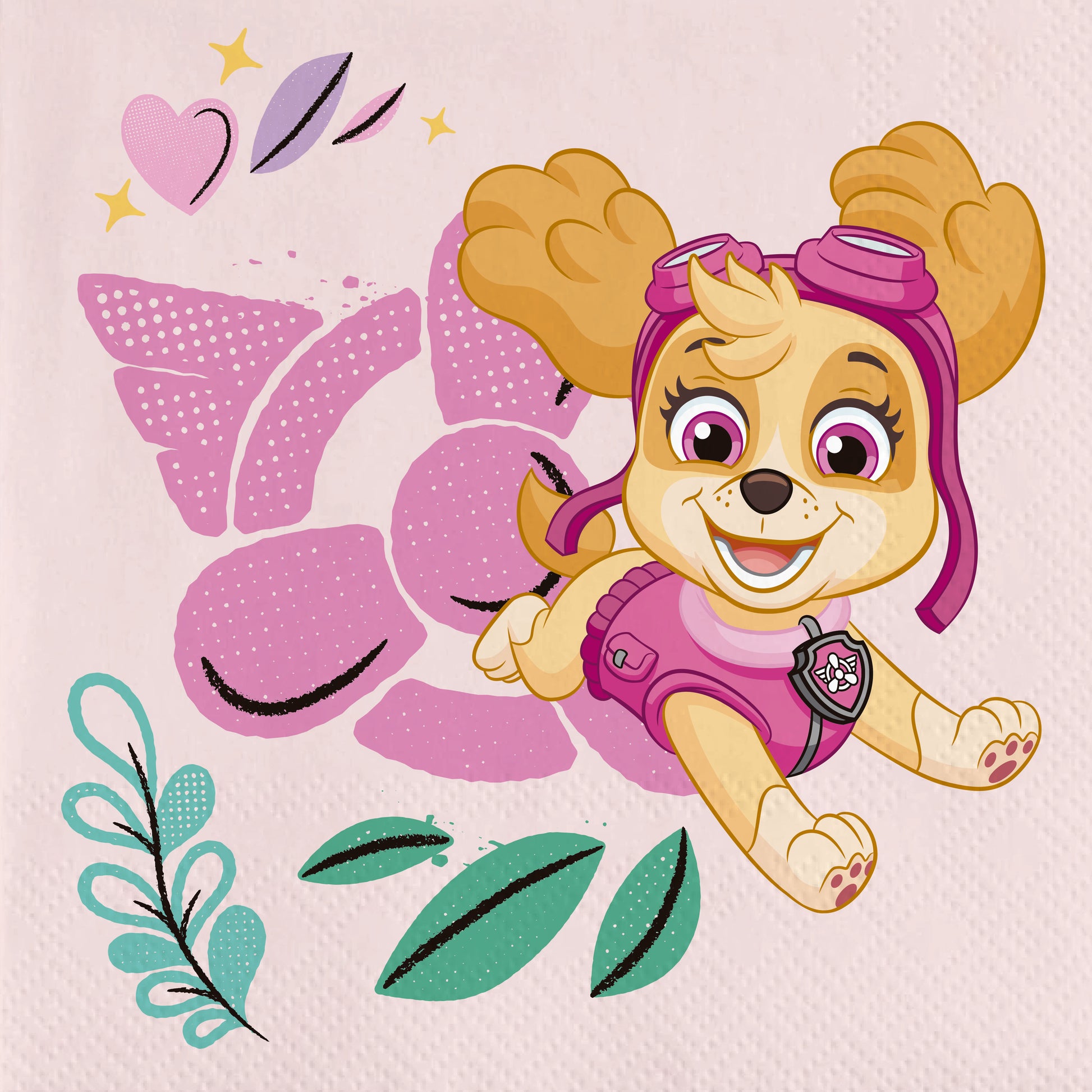 Paw Patrol Skye Napkins (Pack of 20) - Anilas UK