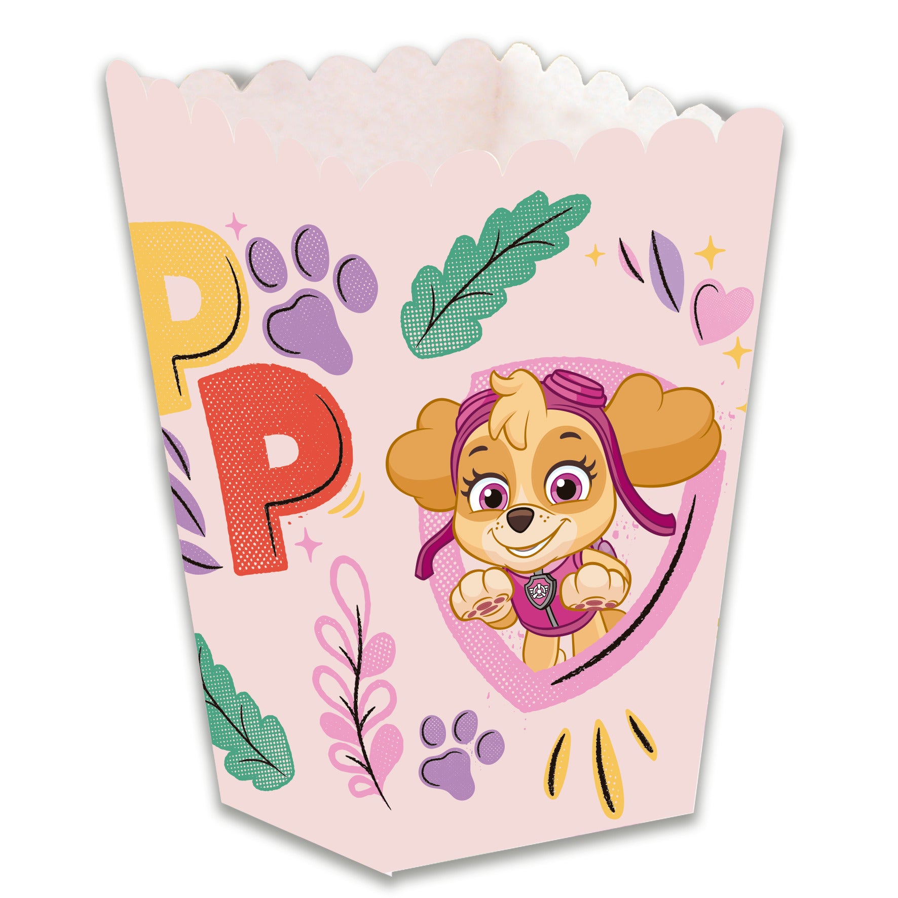 Paw Patrol Skye Party Popcorn Boxes (Pack of 12) - Anilas UK