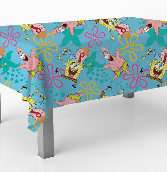 Sponge Bob Plastic Party Table Cover - Anilas UK