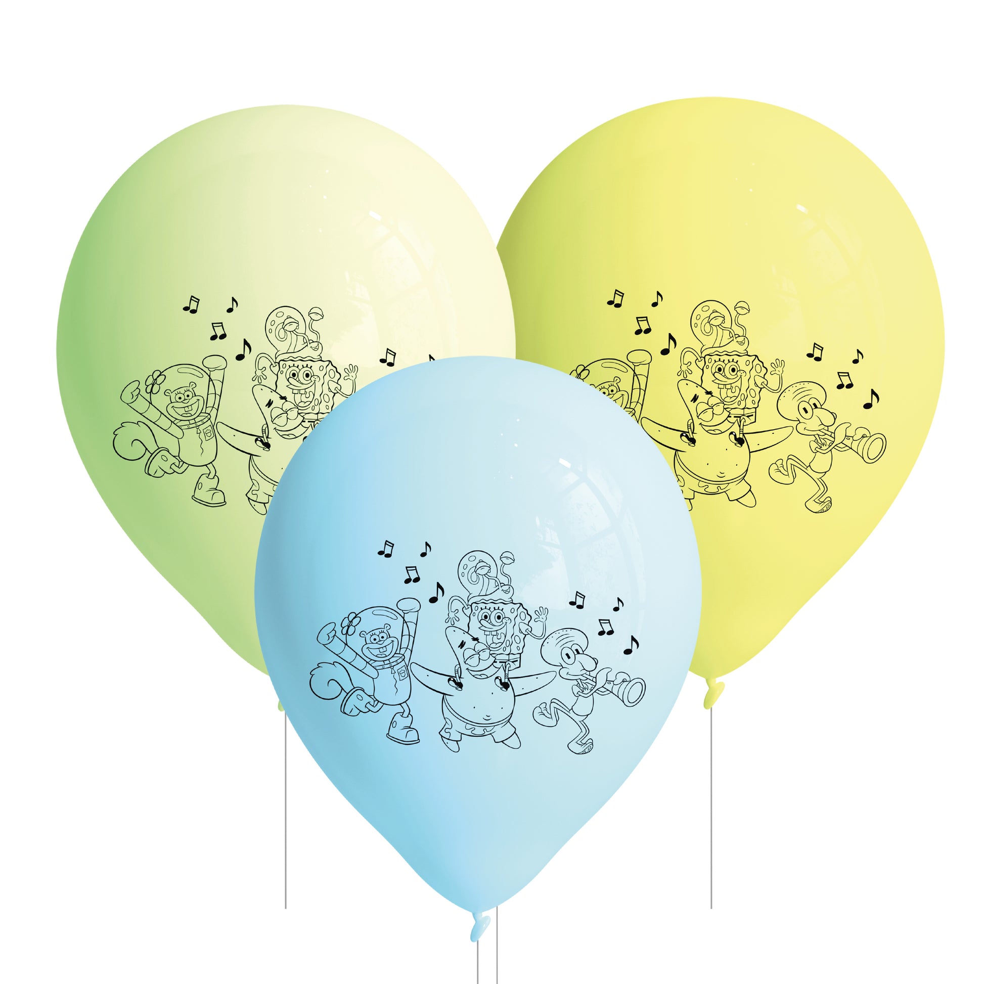 Sponge Bob Latex Balloons (Pack of 8) - Anilas UK