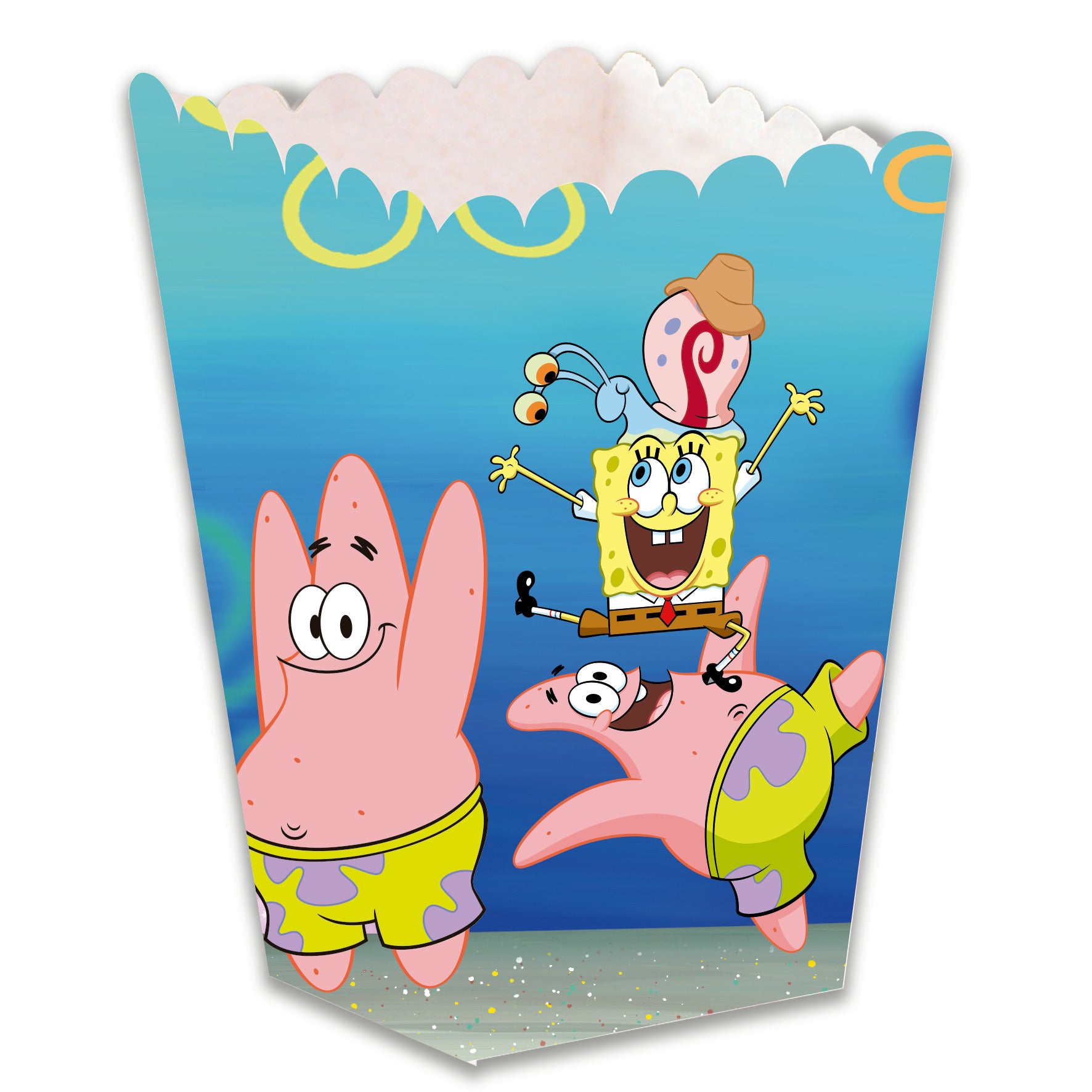 Sponge Bob Popcorn Boxes (Pack of 12) - Anilas UK