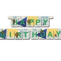 TMNT Party "Happy Birthday" Banner